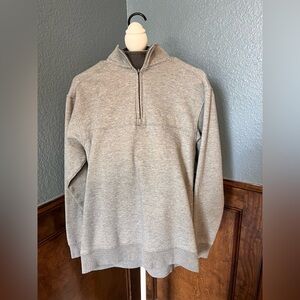 Columbia Men's Light Gray Zip-Up Sweater